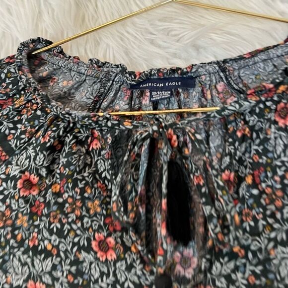 american Eagle Outfitters floral boho blouse - Picture 4 of 4
